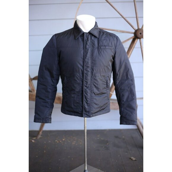 Prada Nylon Down Jacket Size Small 46/36 Black $2,090